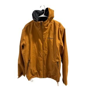 Columbia Mens Waterproof Sherpa Fleece Lined Hooded Jacket Ochre L